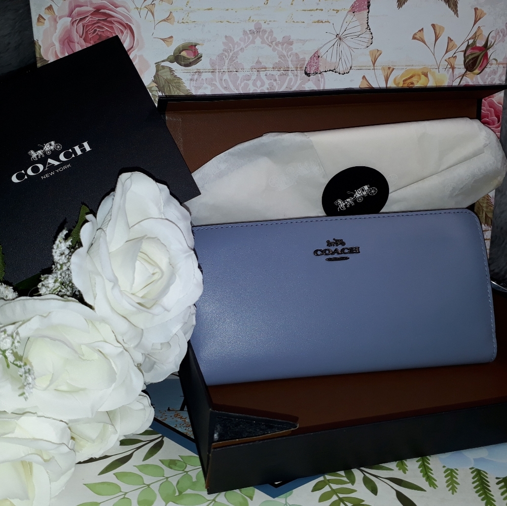 Coach Skinny Wallet Coach Gift Box & Tissue Paper